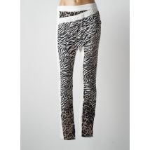NÜ - Pantalon slim beige en viscose - Femme - Taille 40 - Modz