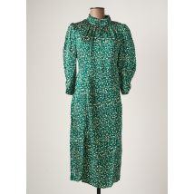 BA&SH - Robe mi-longue vert en viscose - Femme - Taille 38 - Modz
