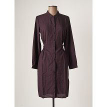 DES PETITS HAUTS - Robe mi-longue rouge en viscose - Femme - Taille 34 - Modz