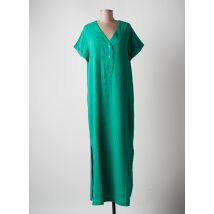 DES PETITS HAUTS - Robe longue vert en coton - Femme - Taille 40 - Modz