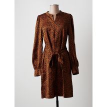 MAISON SCOTCH - Robe mi-longue marron en polyester - Femme - Taille 40 - Modz