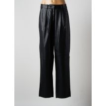 ESSENTIEL ANTWERP - Pantalon droit noir en polyurethane - Femme - Taille 42 - Modz