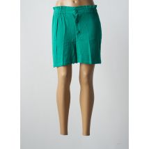 DES PETITS HAUTS - Short vert en coton - Femme - Taille 36 - Modz
