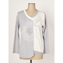 ELISA CAVALETTI - Top gris en polyester - Femme - Taille 42 - Modz