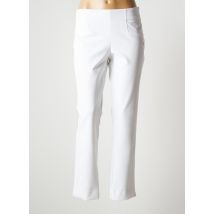 SPORTALM - Pantalon slim blanc en coton - Femme - Taille 50 - Modz