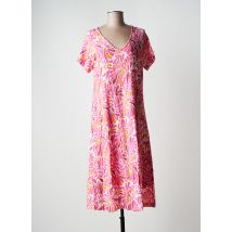 LA FIANCÉE - Robe mi-longue rose en lyocell - Femme - Taille 40 - Modz