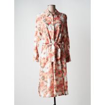 C'EST BEAU LA VIE - Robe mi-longue orange en coton - Femme - Taille 42 - Modz