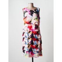 VERA MONT - Robe mi-longue rose en polyester - Femme - Taille 38 - Modz