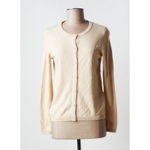 EDC - Gilet manches longues beige en coton pour femme - Taille 44 - Modz