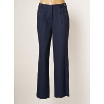 JULIE GUERLANDE - Pantalon droit bleu en lyocell pour femme - Taille 38 - Modz