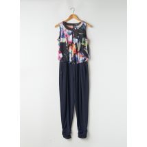 VERA MONT - Combi-pantalon bleu en polyester - Femme - Taille 38 - Modz