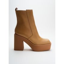 NEWD TAMARIS - Bottines/Boots beige en cuir - Femme - Taille 37 - Modz