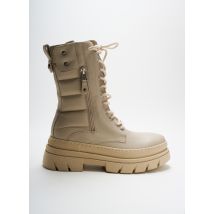 NERO GIARDINI - Bottines/Boots beige en cuir pour femme - Taille 38 - Modz