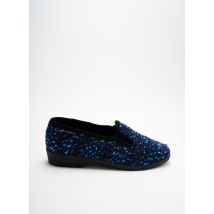 FARGEOT - Chaussons/Pantoufles bleu en textile pour femme - Taille 41 - Modz