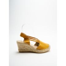 REBELLES - Espadrilles jaune en cuir - Femme - Taille 41 - Modz