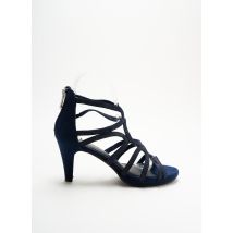 MARCO TOZZI - Sandales/Nu pieds bleu en textile pour femme - Taille 38 - Modz