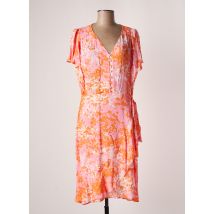 EVA KRYSTAL - Robe mi-longue orange en viscose - Femme - Taille 42 - Modz