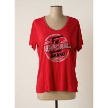 KAPORAL - T-shirt rouge en viscose pour femme - Taille 38 - Modz