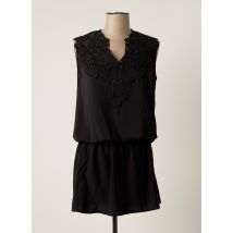 UNIKA - Robe mi-longue noir en polyester - Femme - Taille 36 - Modz