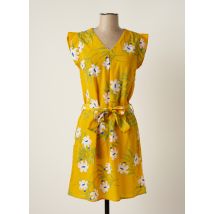 FLAMANT ROSE - Robe courte jaune en polyester - Femme - Taille 36 - Modz