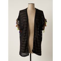 TEDDY SMITH - Gilet manches courtes noir en polyester - Fille - Taille TU - Modz