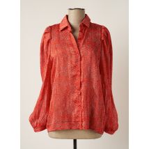 PAPILLONNE - Chemisier orange en polyester - Femme - Taille 36 - Modz