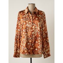 SUZZY & MILLY - Chemisier marron en polyester - Femme - Taille 36 - Modz