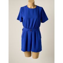 IVIVI - Combishort bleu en coton - Femme - Taille 38 - Modz