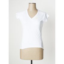 ASICS - T-shirt blanc en polyester pour femme - Taille 34 - Modz