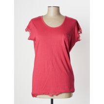 KAPORAL - T-shirt rose en coton - Femme - Taille 42 - Modz