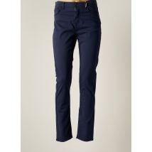 IMPAQ1 - Pantalon slim bleu en coton - Femme - Taille 36 - Modz