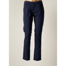 IMPAQ1 - Pantalon slim bleu en coton - Femme - Taille 44 - Modz