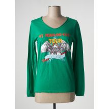 ANOUK ET NINON - T-shirt vert en coton - Femme - Taille 38 - Modz