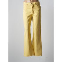 ONLY - Jean coupe flare jaune en coton - Femme - Taille TU - Modz