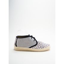 SMILE - Espadrilles blanc en textile - Femme - Taille 40 - Modz