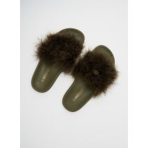 THE WHITE BRAND - Mules/Sabots vert en autre matiere - Femme - Taille 39 - Modz