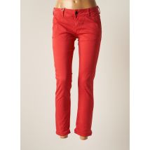 DONOVAN - Pantalon chino rouge en coton pour femme - Taille W28 - Modz