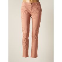 LAB DIP PARIS - Pantalon chino rose en coton pour femme - Taille W29 - Modz