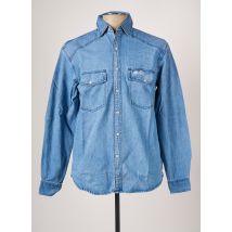 ERIC TABARLY - Chemise manches longues bleu en coton - Homme - Taille S - Modz