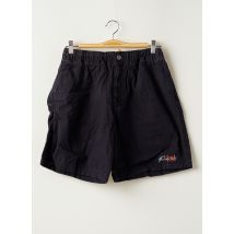 QUINZE & TREIZE - Short noir en coton - Homme - Taille 40 - Modz