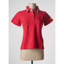COMPTOIR DU RUGBY - Polo rouge en coton - Femme - Taille 38 - Modz
