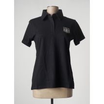 HAKA DANCE - Polo noir en coton - Femme - Taille 42 - Modz