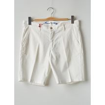 MANUEL RITZ - Bermuda blanc en coton - Homme - Taille 44 - Modz