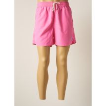 RALPH LAUREN - Short de bain rose en polyester pour homme - Taille XL - Modz