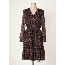 OUI - Robe mi-longue marron en polyester - Femme - Taille 36 - Modz