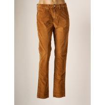 DENIM STUDIO - Pantalon slim marron en coton - Femme - Taille W25 - Modz