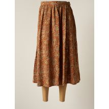 JOLIE JOLIE PAR PETITE MENDIGOTE - Jupe longue marron en viscose - Femme - Taille 36 - Modz