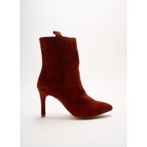 SMS - Bottines/Boots orange en cuir - Femme - Taille 36 - Modz