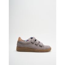 FUGITIVE BY FRANCESCO ROSSI - Baskets gris en cuir - Femme - Taille 36 - Modz