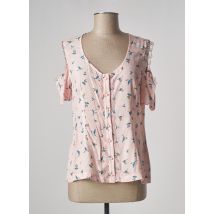 PAUL BRIAL - Chemisier rose en viscose - Femme - Taille 38 - Modz